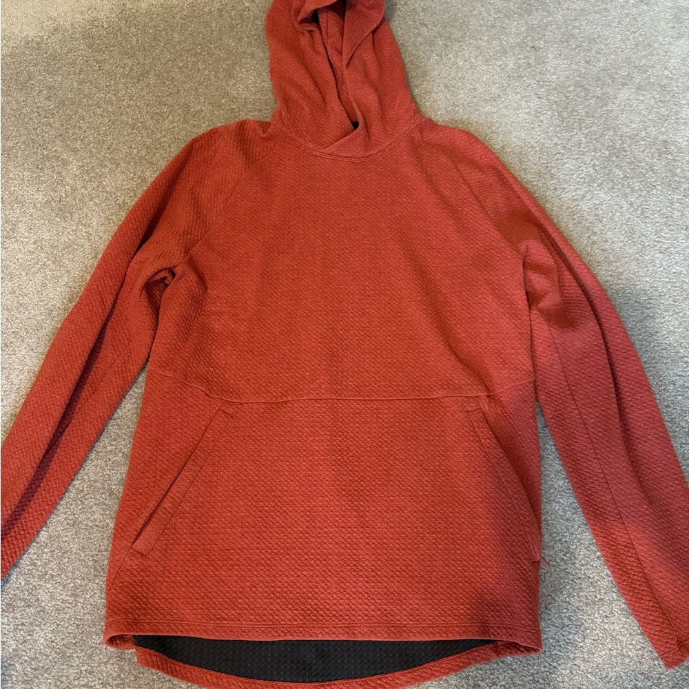 lululemon athletica orange Textured Hoodie